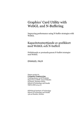 Graphics' Card Utility with Webgl and N-Buffering