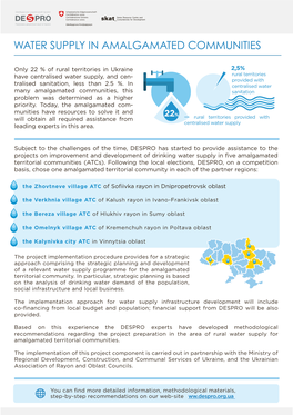 Water Supply in Amalgamated Communities