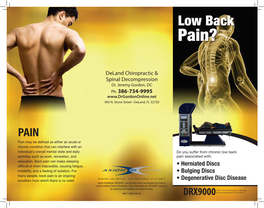 Low Back Pain?