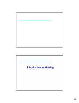 Orthographic Projection