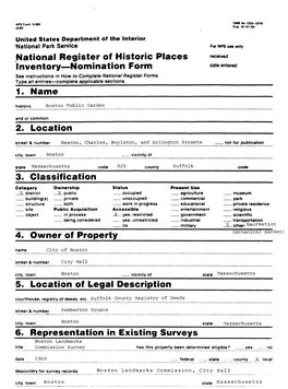 National Register of Historic Places Inventory—Nomination Form 1