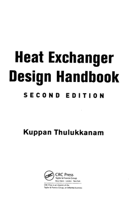 Heat Exchanger Design Handbook