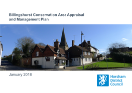 Billingshurst Conservation Area Appraisal and Management Plan