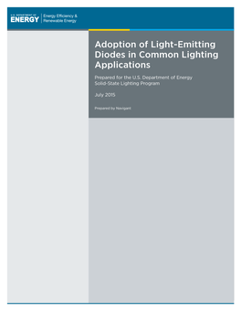 Adoption of Light-Emitting Diodes in Common Lighting Applications