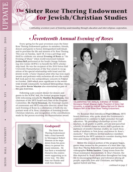 TE the Sister Rose Thering Endowment for Jewish/Christian