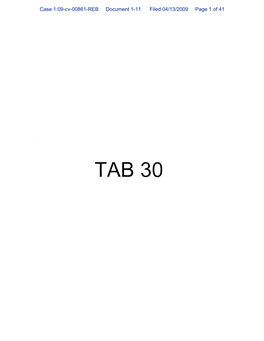 TAB 30 Charge It! Case 1:09-Cv-00861-REB Document 1-11 Filed 04/13/2009 Page 2 of 41 Page 1 Of3