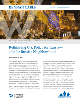 Rethinking US Policy for Russia