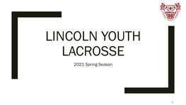 2021 Spring Season