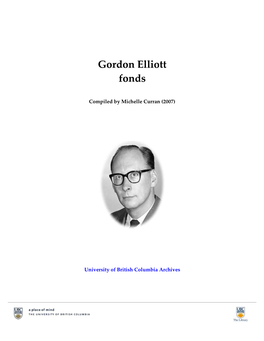 Gordon Elliott Fonds