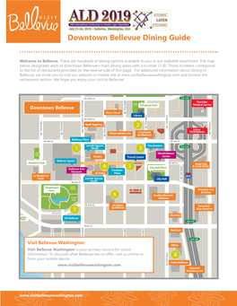Downtown Bellevue Dining Guide