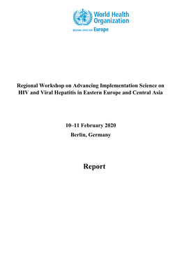 Report-Regional-Workshop-On-HIV