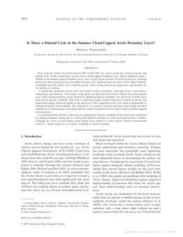 Is There a Diurnal Cycle in the Summer Cloud-Capped Arctic Boundary Layer?