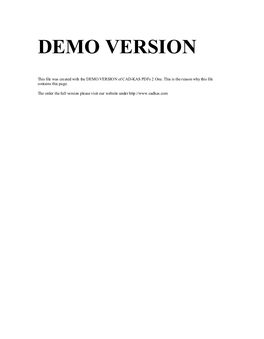 Demo Version