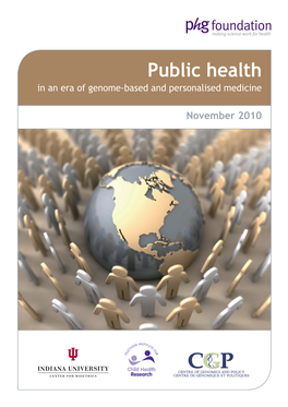 Public Health in an Era of Genome-Based and Personalised Medicine