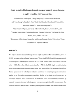 Strain-Modulated Helimagnetism and Emergent Magnetic Phase Diagrams