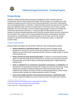 Energy Storage