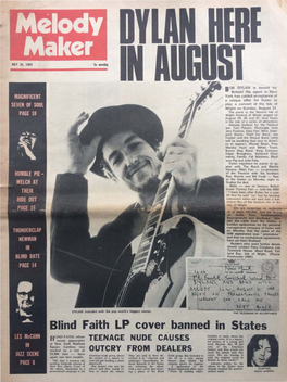 Blind Faith LP Cover Banned 1N States