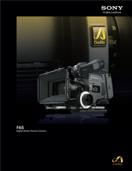 Digital Motion Picture Camera Elevating Digital Imaging to the Next Level