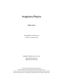 Imaginary Physics V3