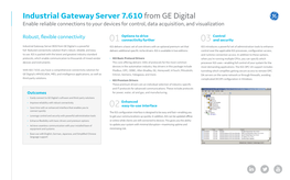 Industrial Gateway Server 7.610 from GE Digital Enable Reliable Connections to Your Devices for Control, Data Acquisition, and Visualization