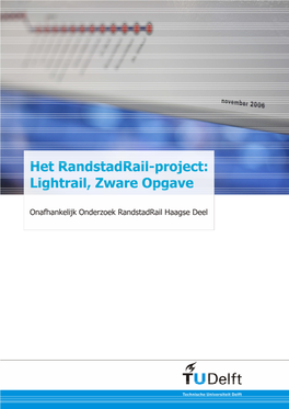 Evaluatie Randstadrail Eindrapport