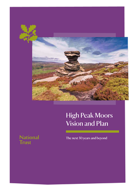 High Peak Moors Vision and Plan