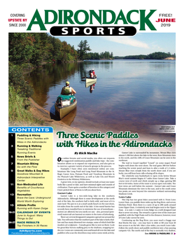 Three Scenic Paddles with Hikes in the Adirondacks