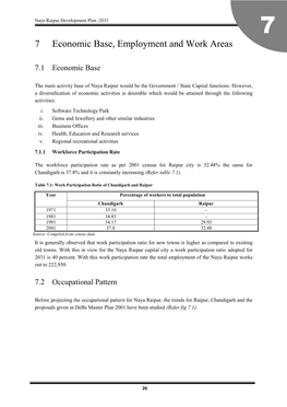 7 Economic Base, Employment and Work Areas