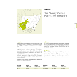 The Murray Darling Depression Bioregion Murray Darling Murray Depression