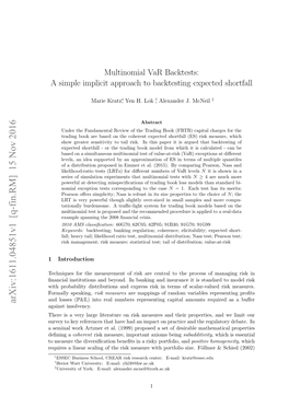 Multinomial Var Backtests: a Simple Implicit Approach to Backtesting Expected Shortfall