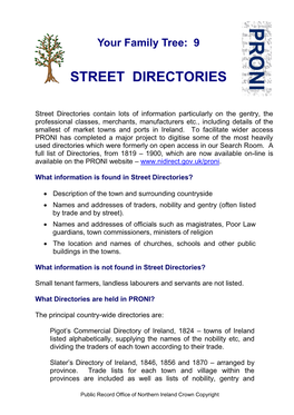 Street Directories