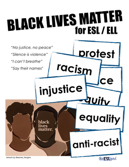 Black Lives Matter Lesson for ESL Students