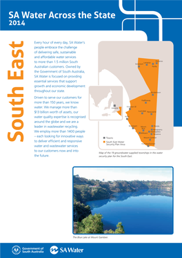 SA Water Across the State the Future