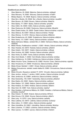 UZSVM/HPU/7567/2017-HPUM Rozdělovník Pro Doručení