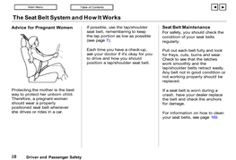 The Seat Belt System and How It Works