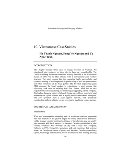 10. Vietnamese Case Studies