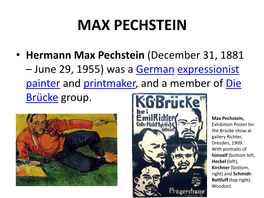 Max Pechstein