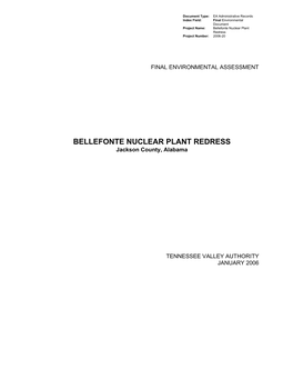 Bellefonte Nuclear Plant, Unit 1 & 2