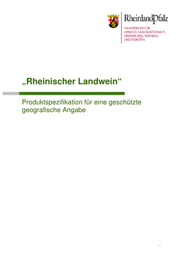 Rheinischer Landwein“