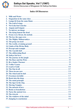 Sathya Sai Speaks, Vol 7 (1967) Divine Discourses of Bhagawan Sri Sathya Sai Baba