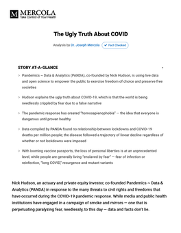 The Ugly Truth About COVID