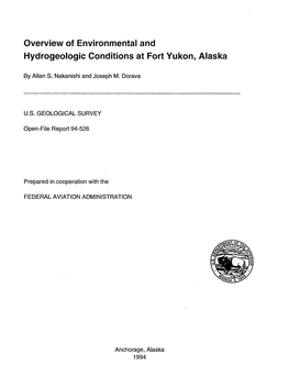 Overview of Environmental and Hydrogeologic Conditions at Fort Yukon, Alaska