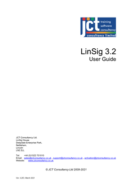 Linsig Version 3 User Guide