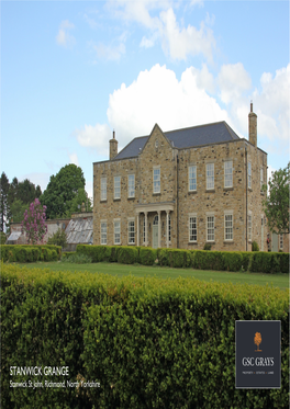 STANWICK GRANGE Stanwick St John, Richmond, North Yorkshire