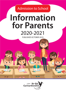 Information for Parents 2020 2021