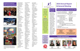 2014 Annual Report & General Meeting