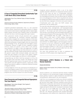 A Case of Congenital Generalized Lipodystrophy Type 2 with Novel