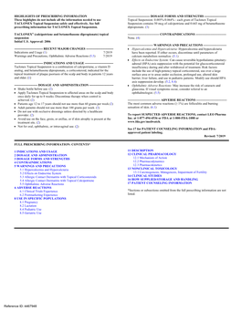 Taclonex Topical TACLONEX Topical Suspension Safely and Effectively