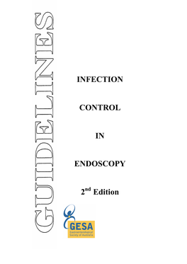 INFECTION CONTROL in ENDOSCOPY 2 Edition