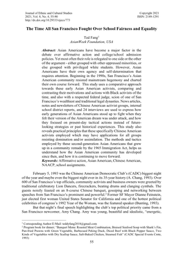 The Time All San Francisco Fought Over School Fairness and Equality